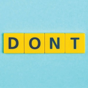 نبایدهای یک انسان موفق